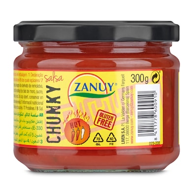 Salsa chunky Zanuy frasco 300 g-0