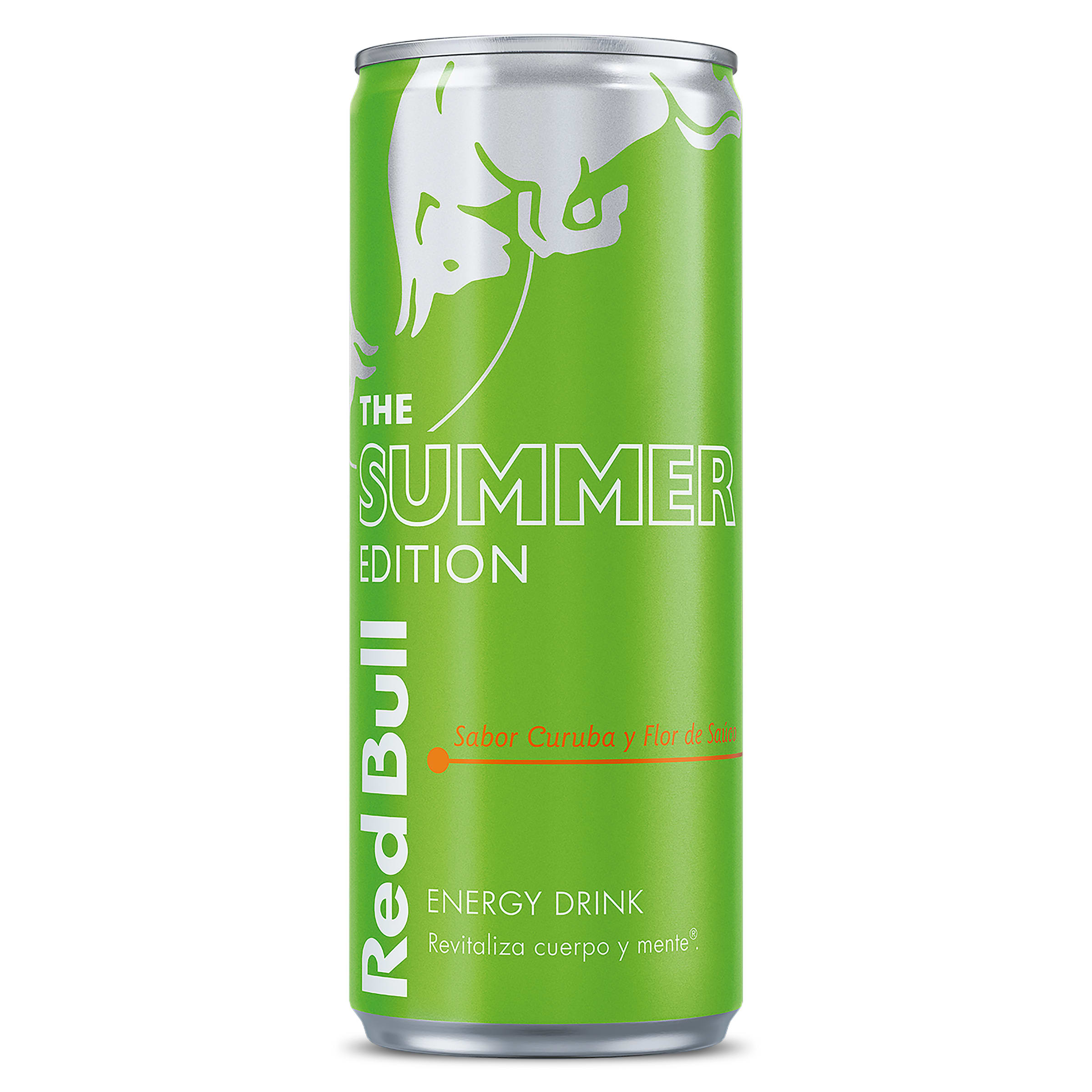 Bebida energética sabor curuba y flor de saúco Red bull lata 25 cl