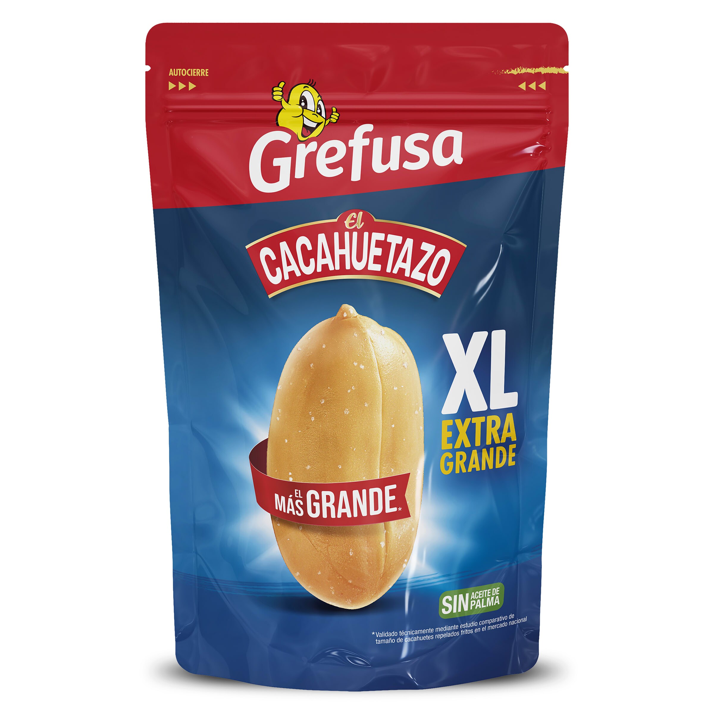 Cacahuetazo con sal Grefusa bolsa 120 g