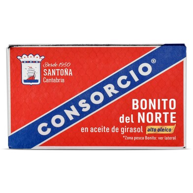 Bonito en aceite de girasol alto oleico Consorcio lata 80 g-0 Bonito en aceite de girasol alto oleico Consorcio lata 80 g-0