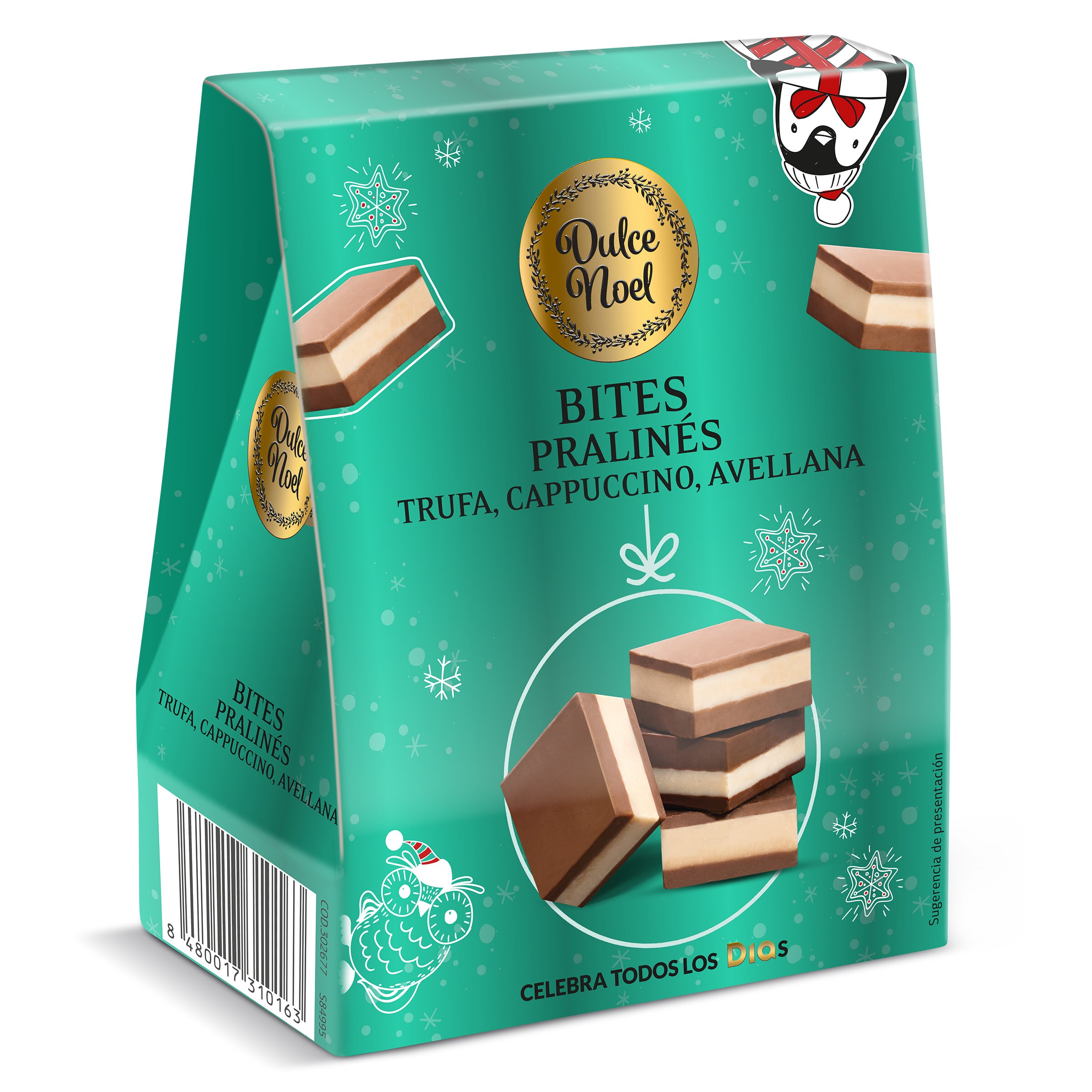 Surtido de turrones pralinés Dulce Noel Dia bolsa 140 g