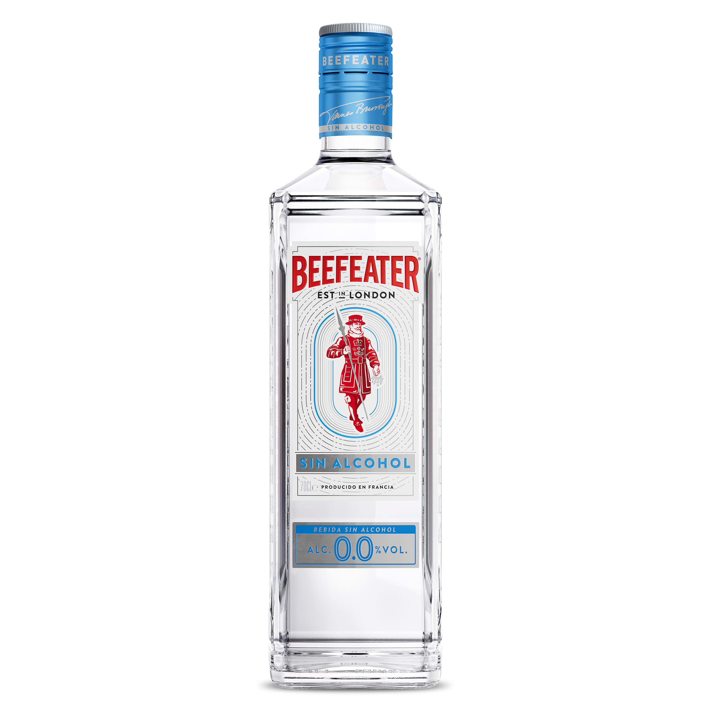 Bebida sin alcohol 0,0 Beefeater botella 70 cl