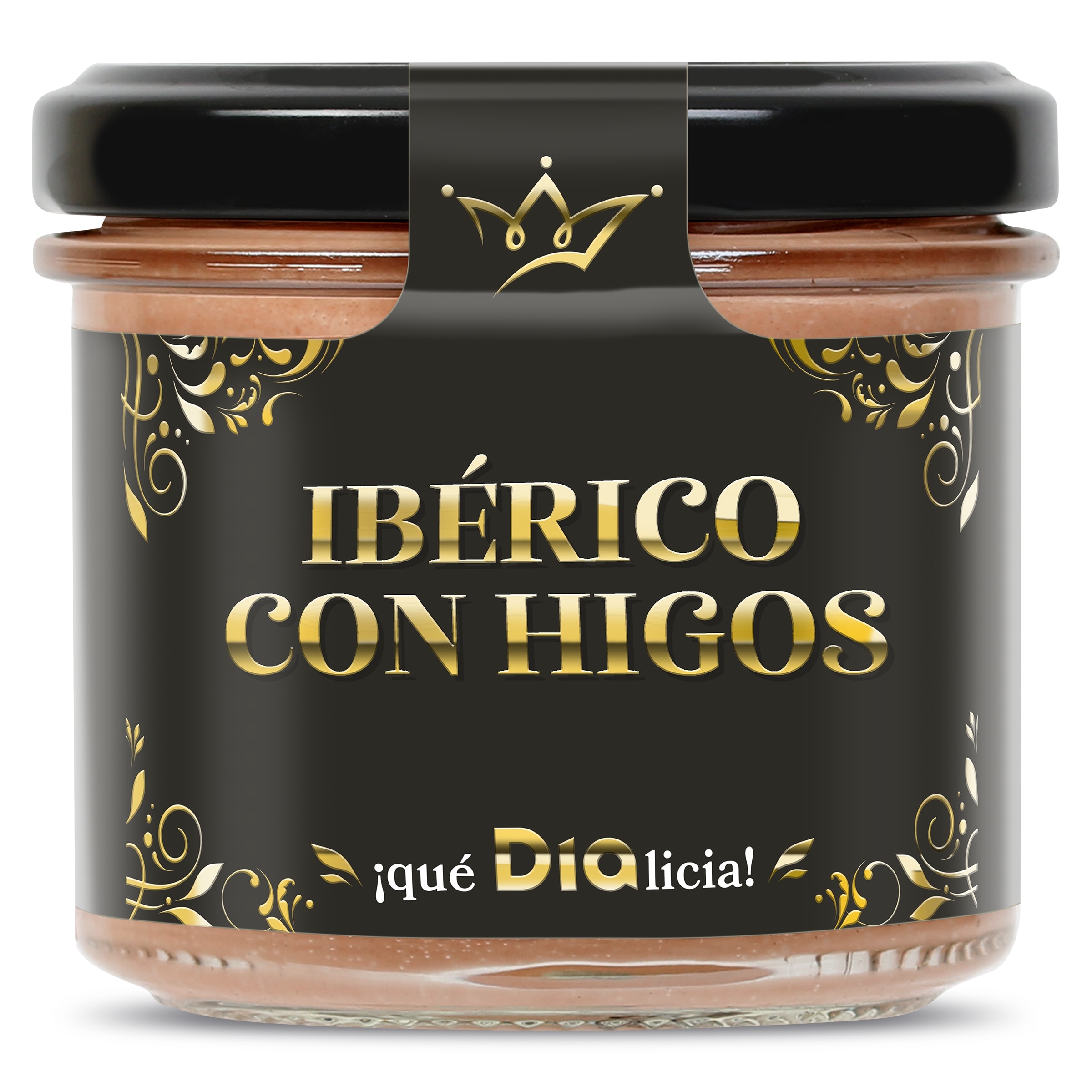 Paté de cerdo ibérico con higos Nuestra Alacena de Dia frasco 110 g