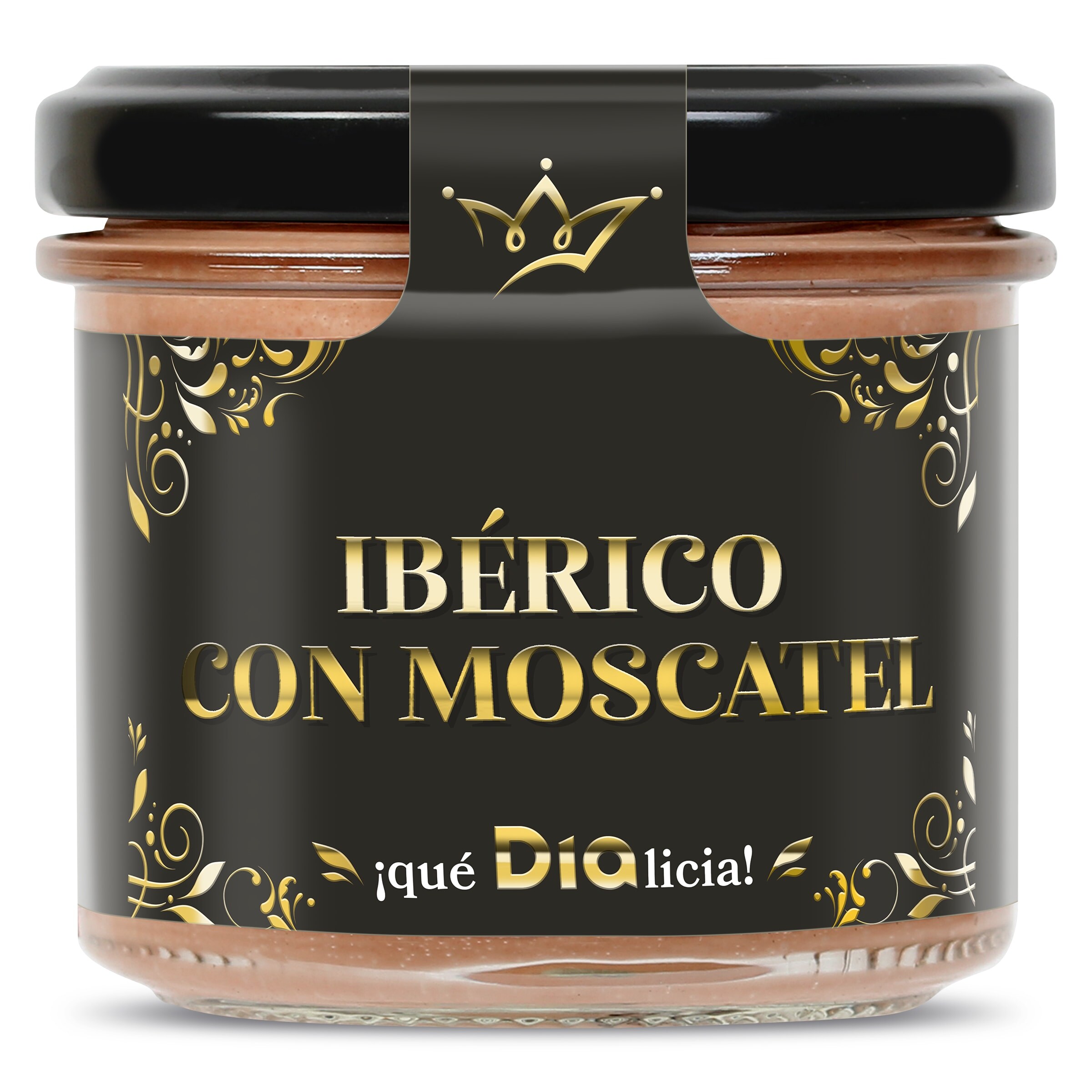 Paté de cerdo ibérico con moscatel Nuestra Alacena de Dia frasco 110 g