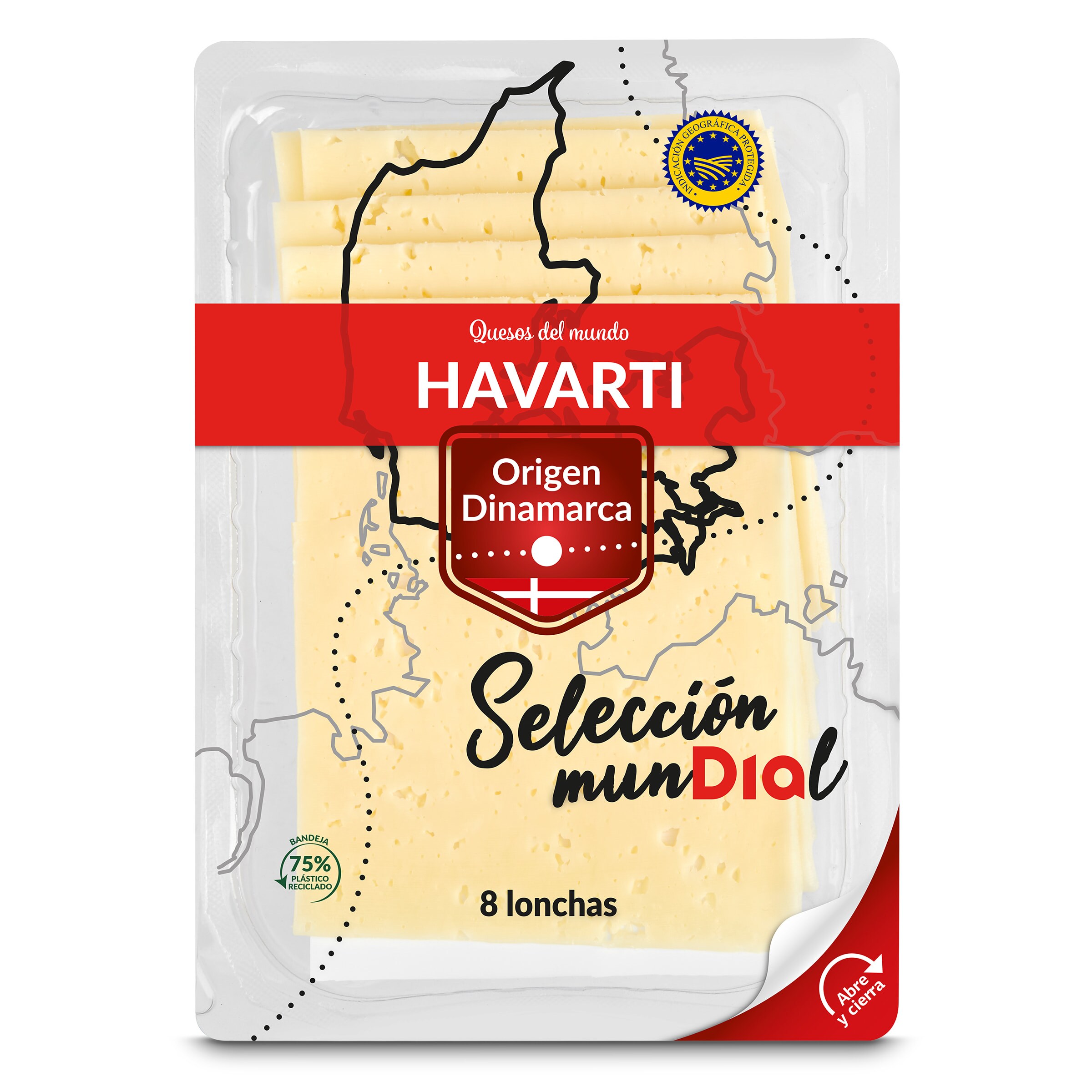 Queso havarti Selección Mundial de Dia sobre 160 g