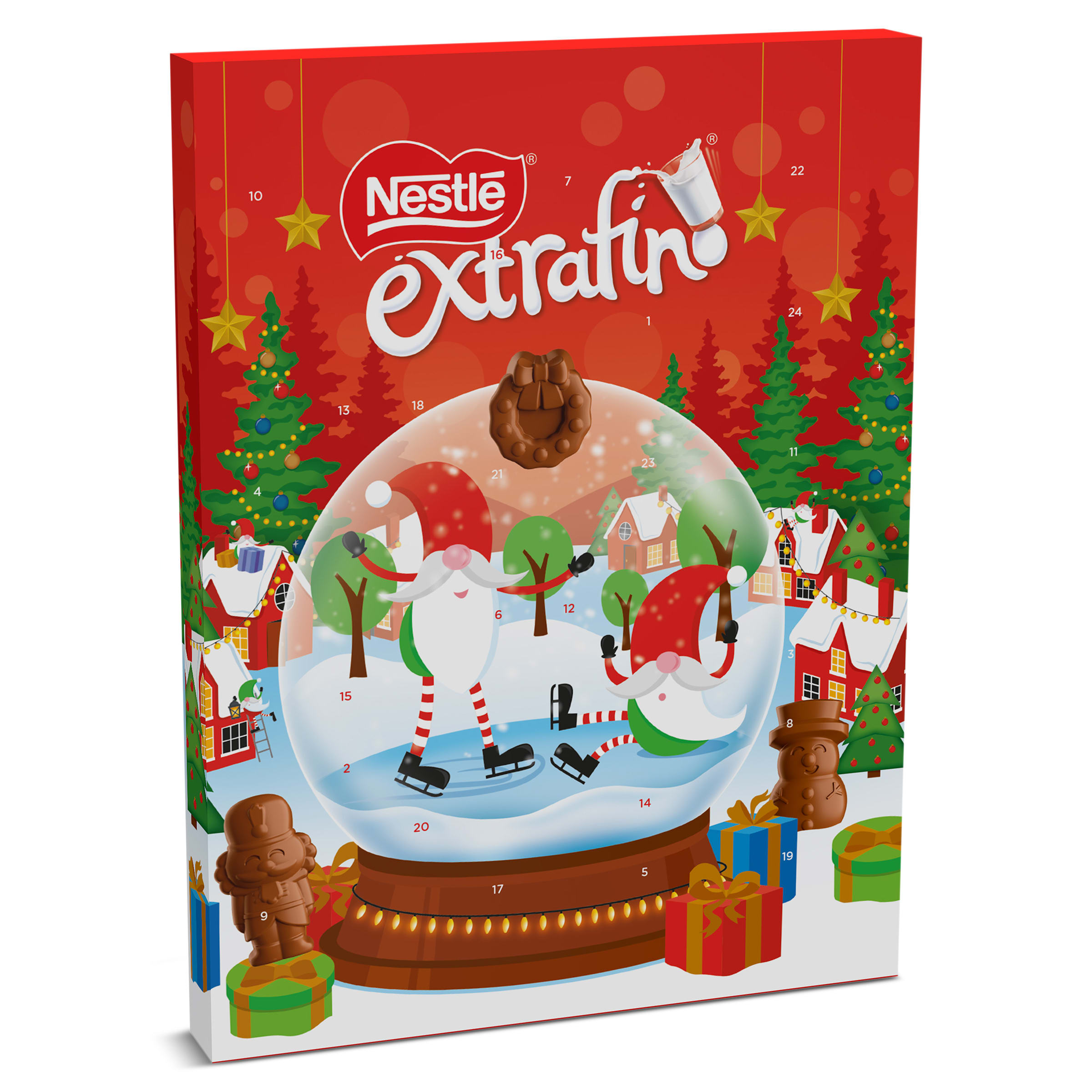 Calendario de adviento Nestlé Extrafino estuche 85 g