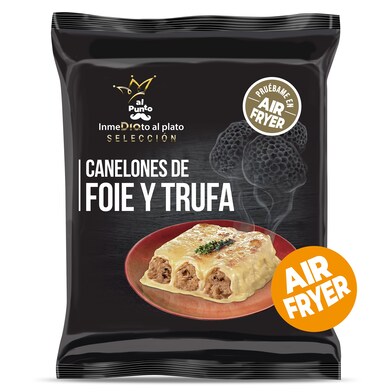 Canelones de foie y trufa Al Punto Dia caja 300 g-0 Canelones de foie y trufa Al Punto Dia caja 300 g-0