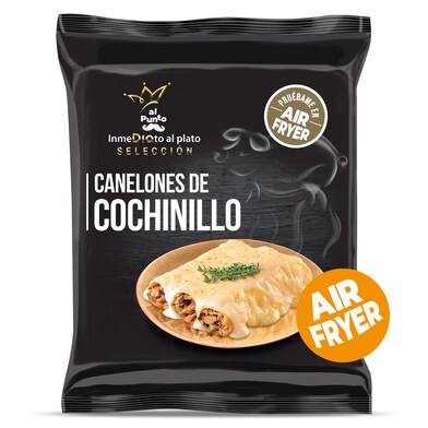 Canelones de cochinillo Al Punto Dia caja 300 g-0 Canelones de cochinillo Al Punto Dia caja 300 g-0