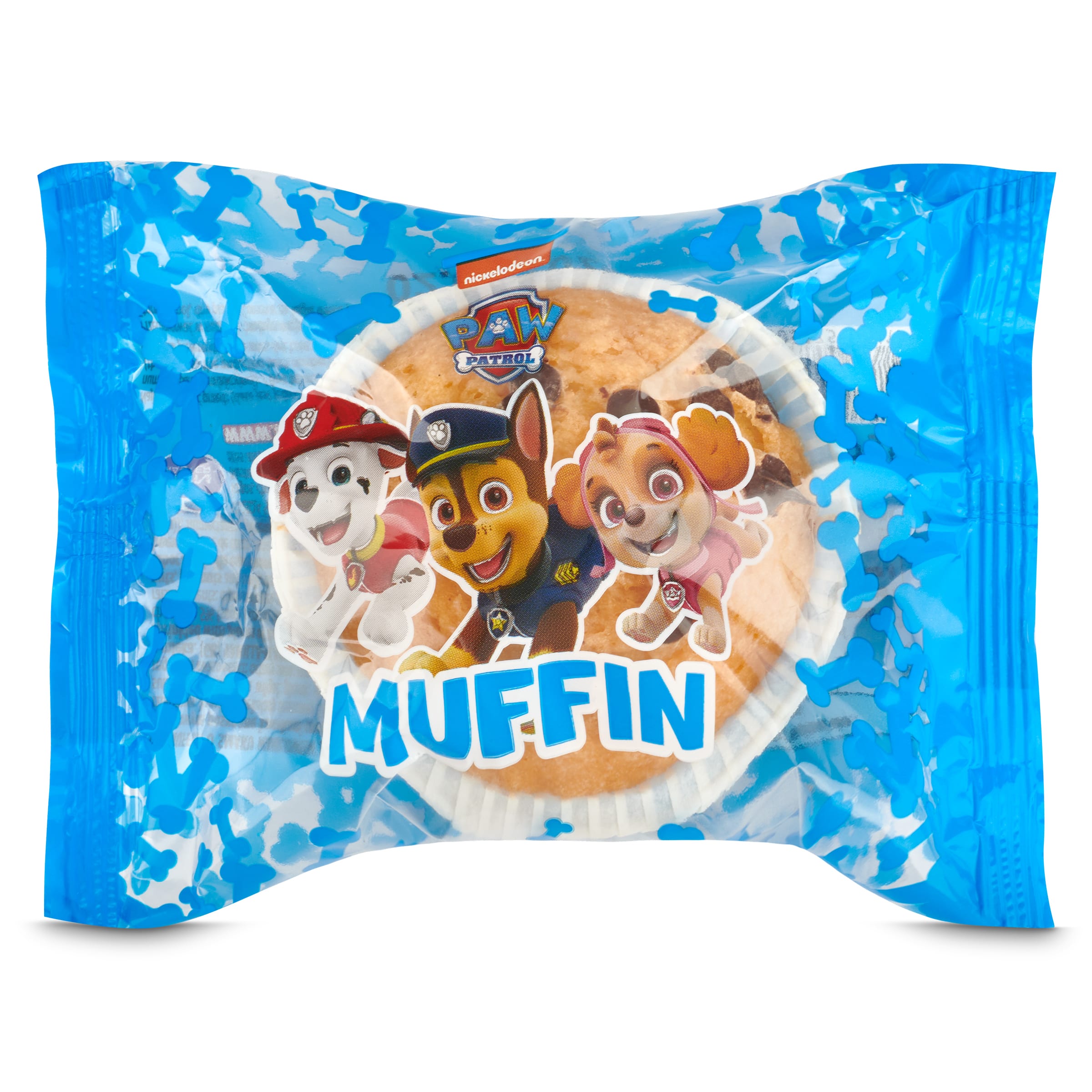 Muffin de vainilla con chocolate Paw Patrol Nickelodeon bolsa 65 g