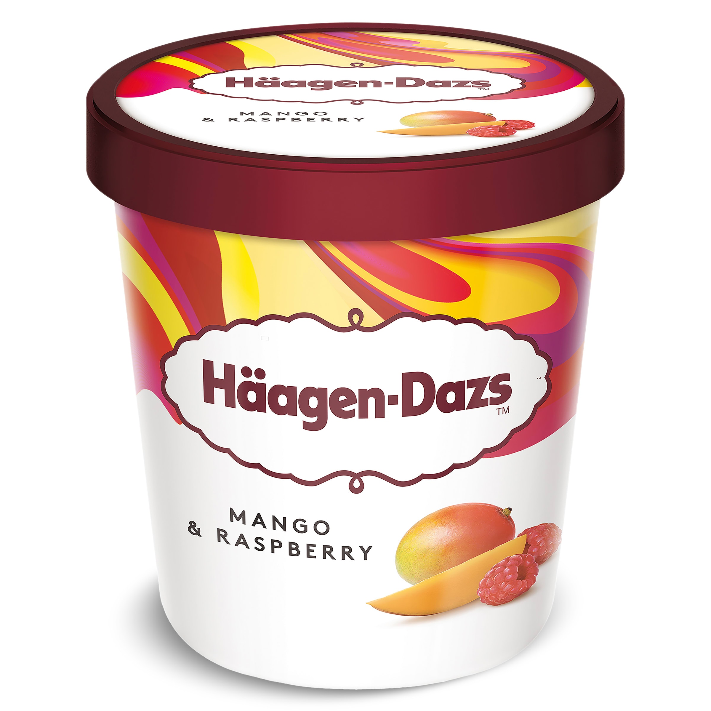 Helado de mango y frambuesa Haagen Dazs tarrina 400 g