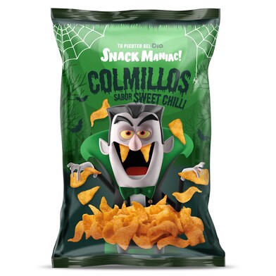 Colmillos sabor sweet chilli Snack Maniac de Dia bolsa 75 g-0 Colmillos sabor sweet chilli Snack Maniac de Dia bolsa 75 g-0