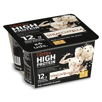 Yogur de stracciatella alto en proteínas Dia Láctea pack 4 x 120 g-0 Yogur de stracciatella alto en proteínas Dia Láctea pack 4 x 120 g-0