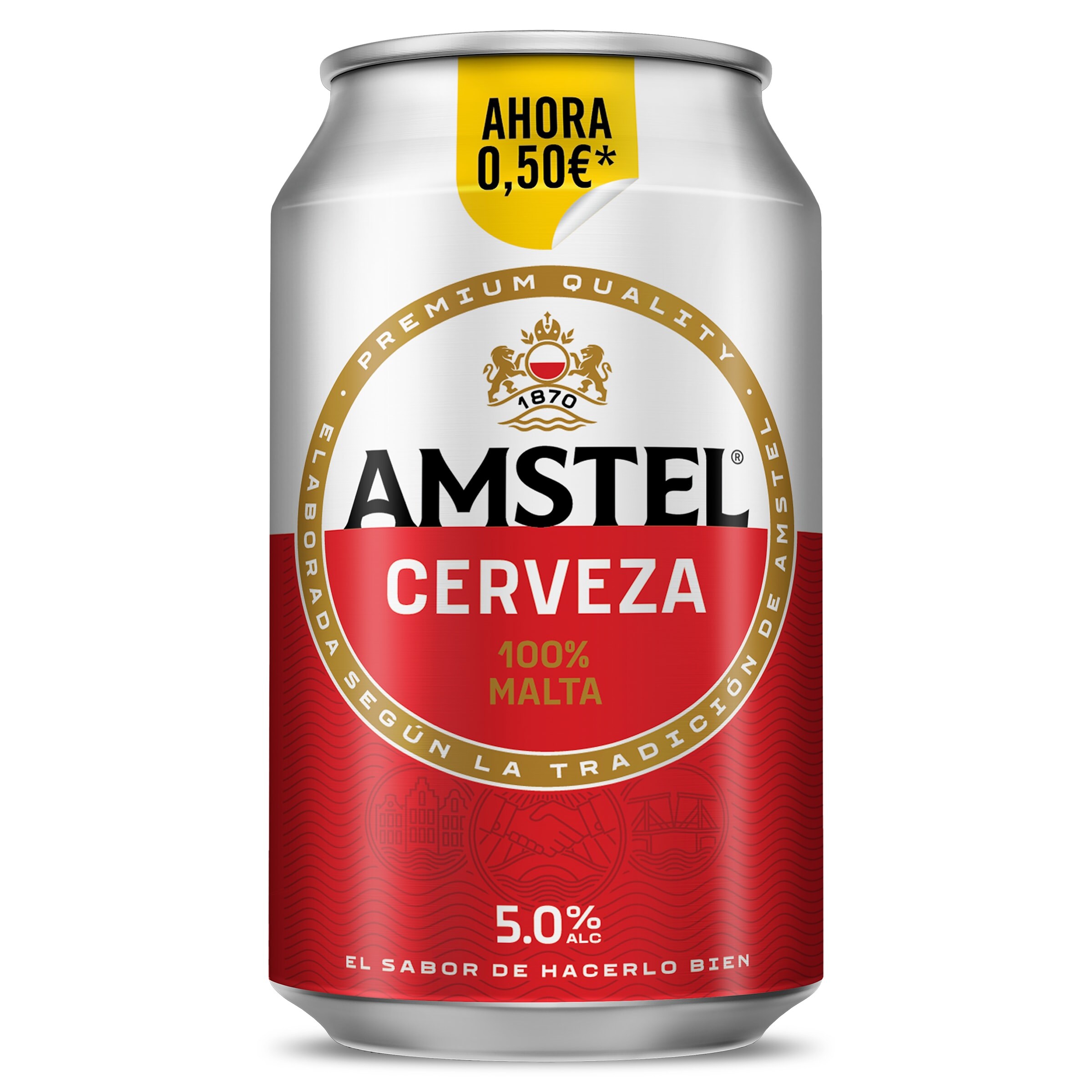 Cerveza Amstel lata 33 cl