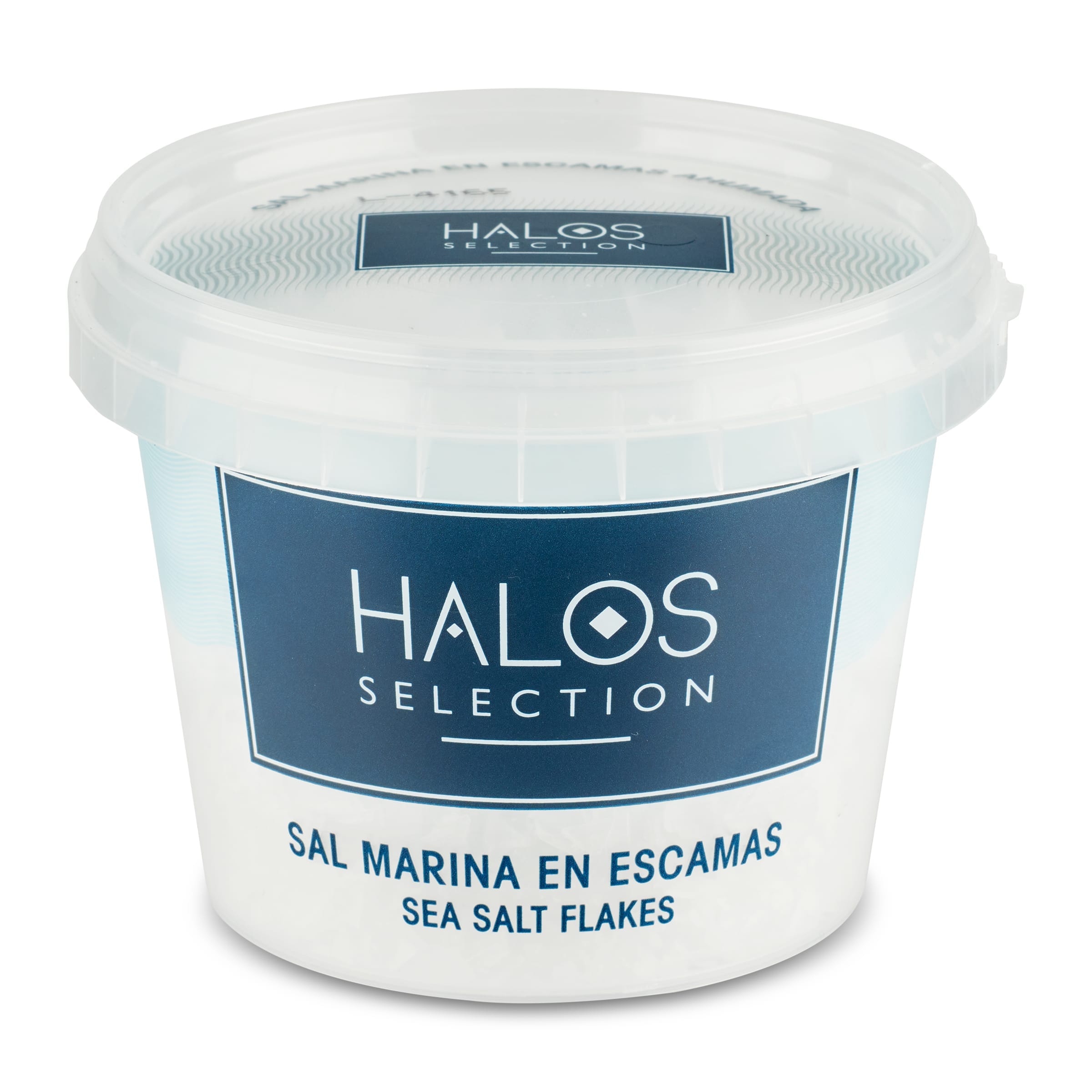 Sal marina en escamas Halos frasco 125 g