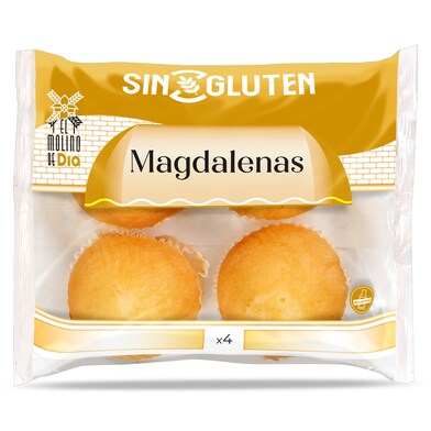 Magdalenas sin gluten El molino de Dia bolsa 160 g-0 Magdalenas sin gluten El molino de Dia bolsa 160 g-0