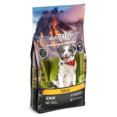 Alimento para perros senior de pollo Deliperro de Dia bolsa 1.5 Kg-0 Alimento para perros senior de pollo Deliperro de Dia bolsa 1.5 Kg-0