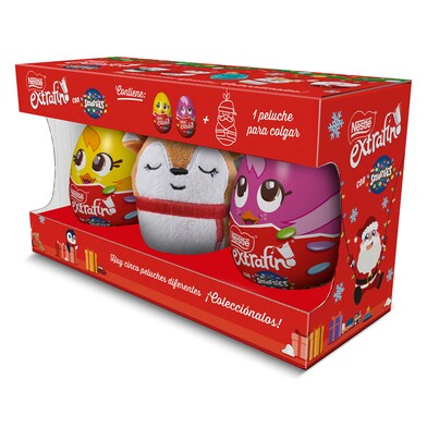 Huevos de chocolate + peluche Nestlé caja 80 g-0 Huevos de chocolate + peluche Nestlé caja 80 g-0