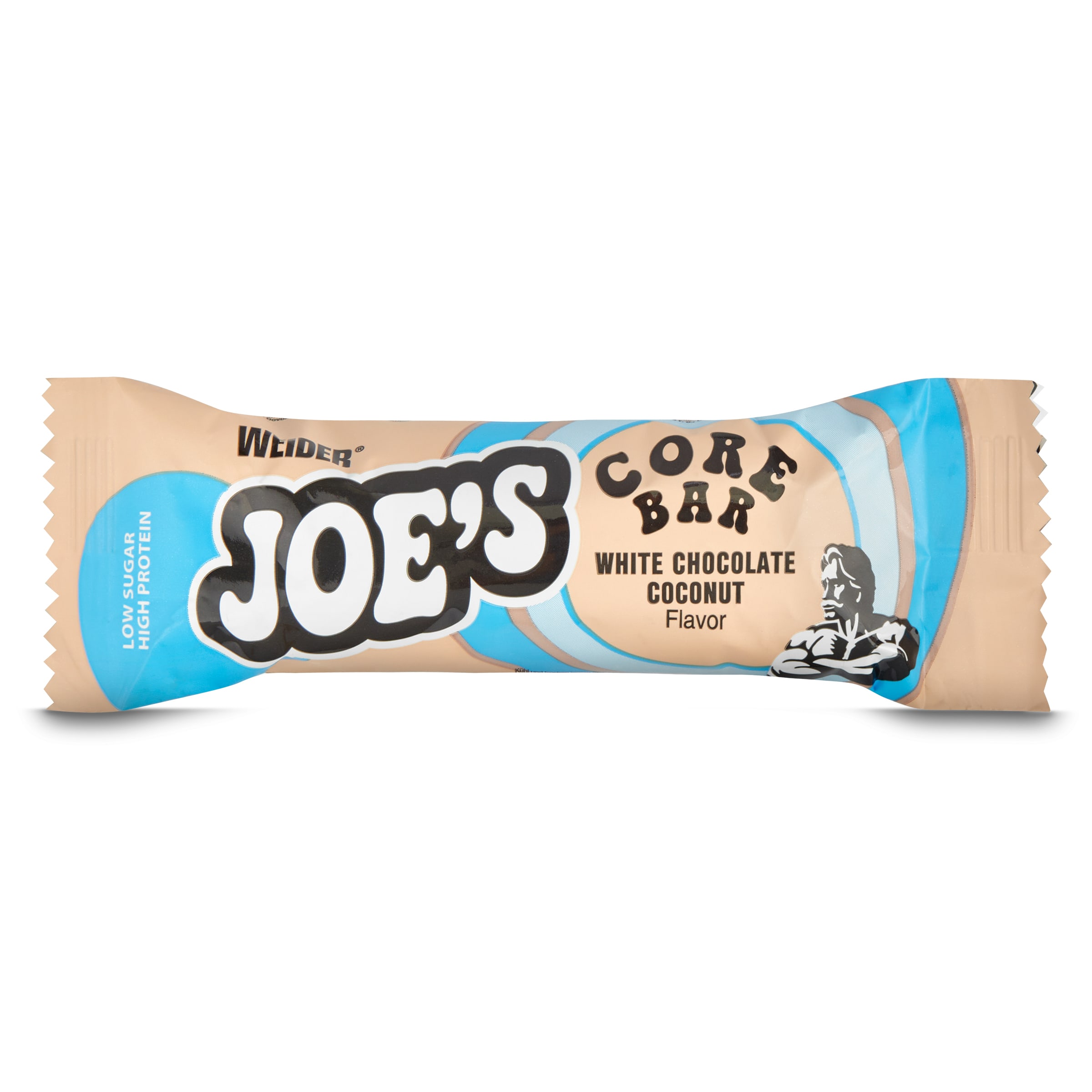 Barrita de proteínas con chocolate blanco y coco Weider bolsa 45 g