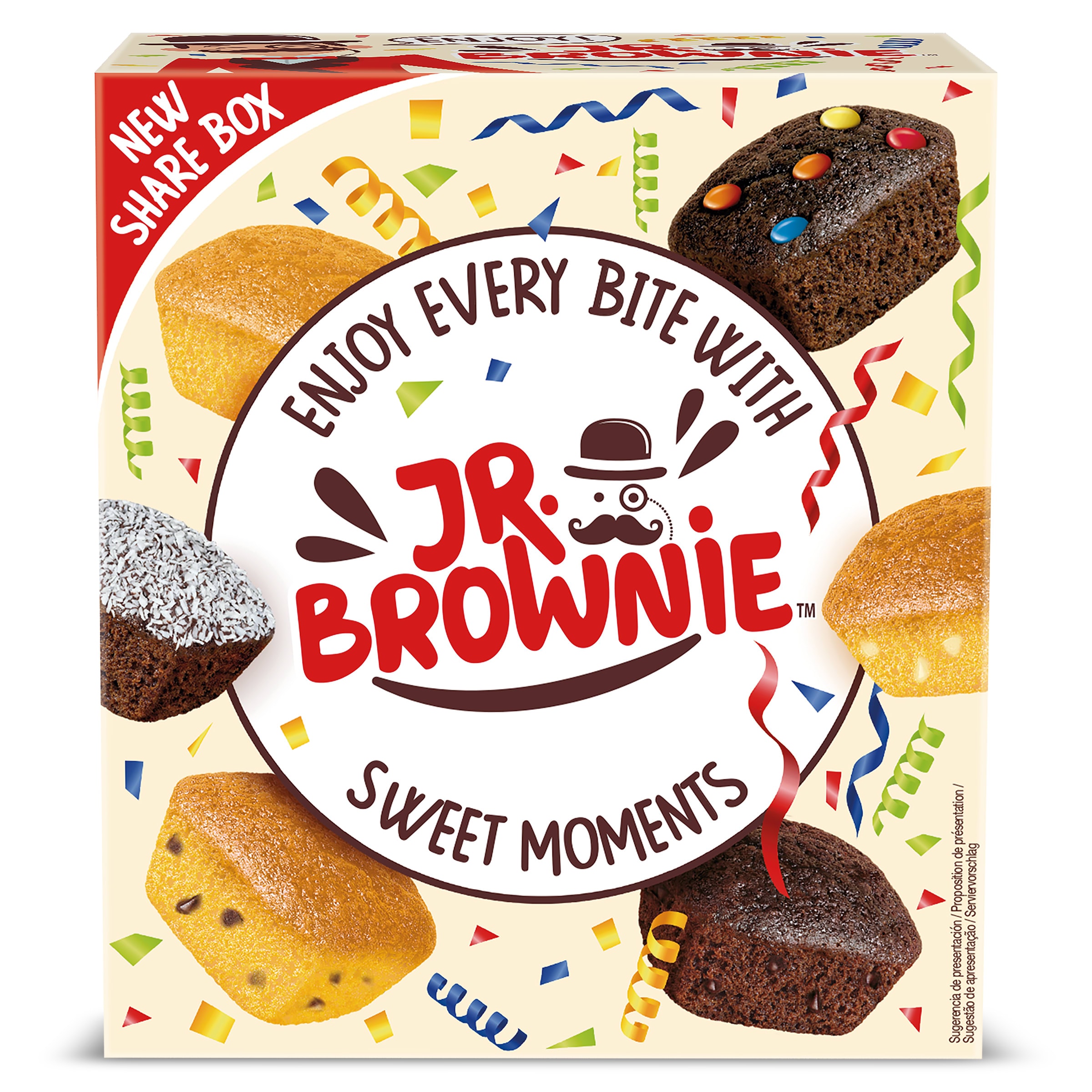 Surtido de brownies sweet moments Mr.brownie caja 300 g