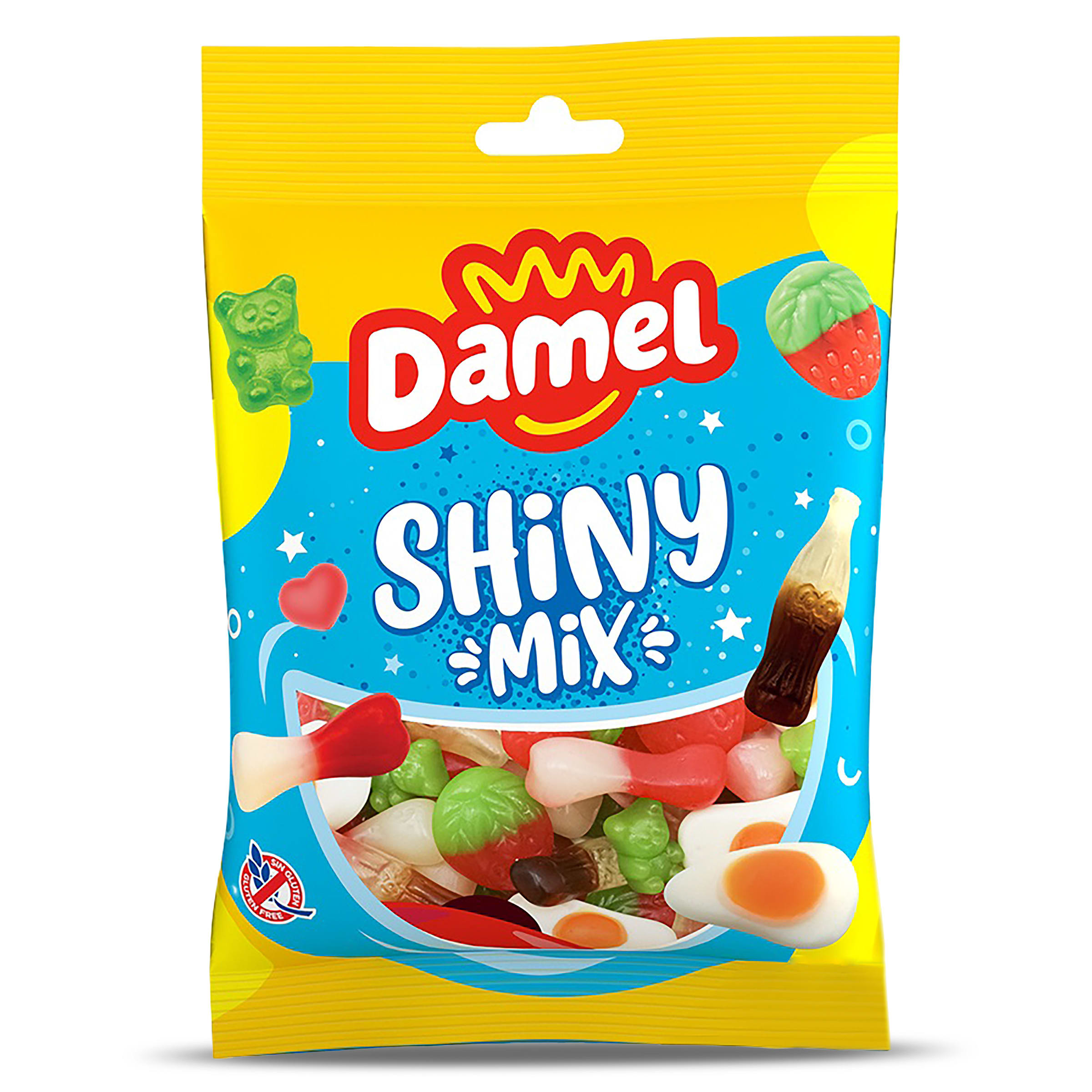 Golosinas shiny mix Damel bolsa 135 g