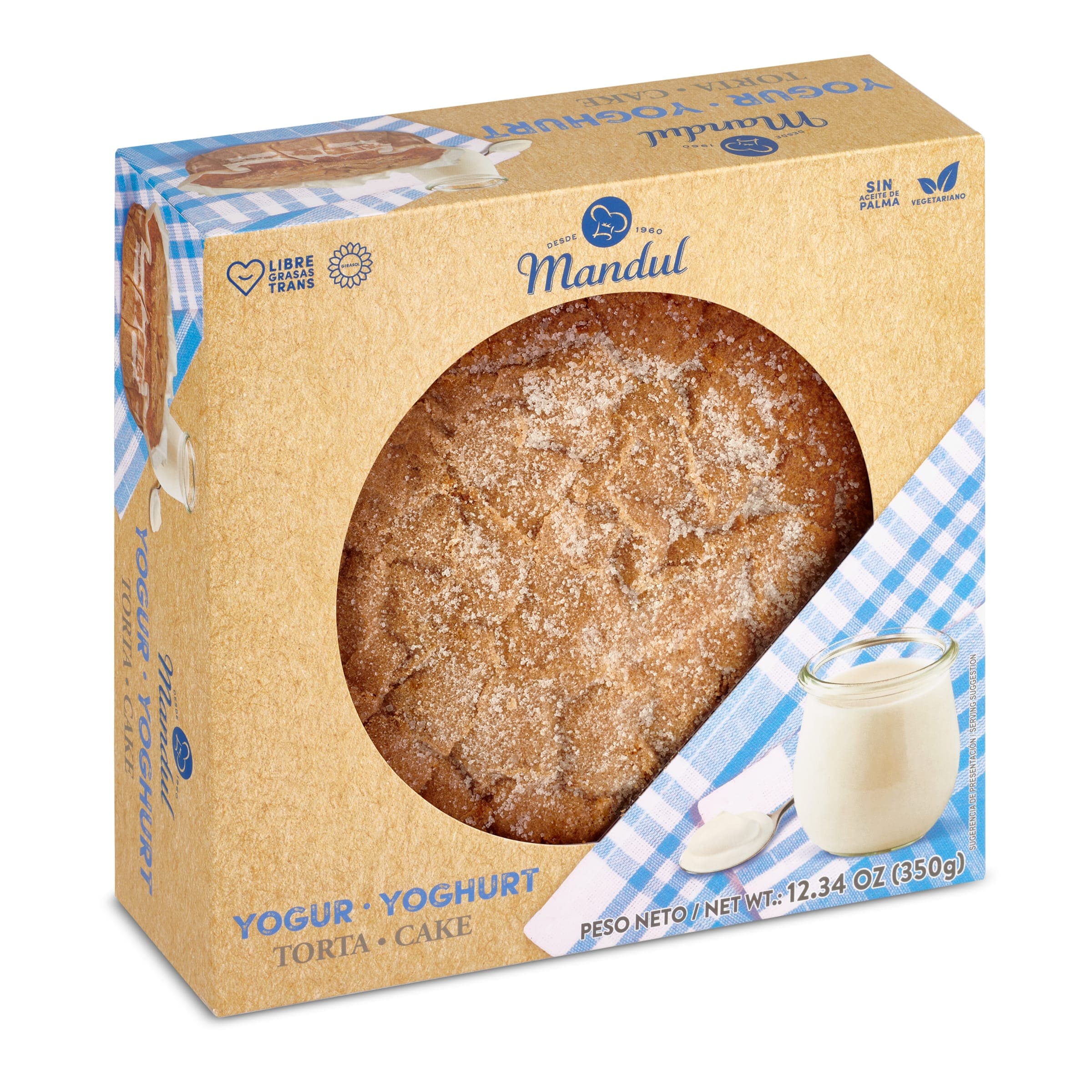 Torta de yogur Mandul caja 350 g