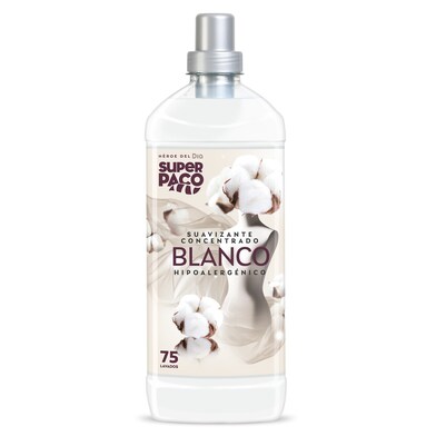Suavizante concentrado blanco Super Paco de Dia botella 75 lavados-0 Suavizante concentrado blanco Super Paco de Dia botella 75 lavados-0