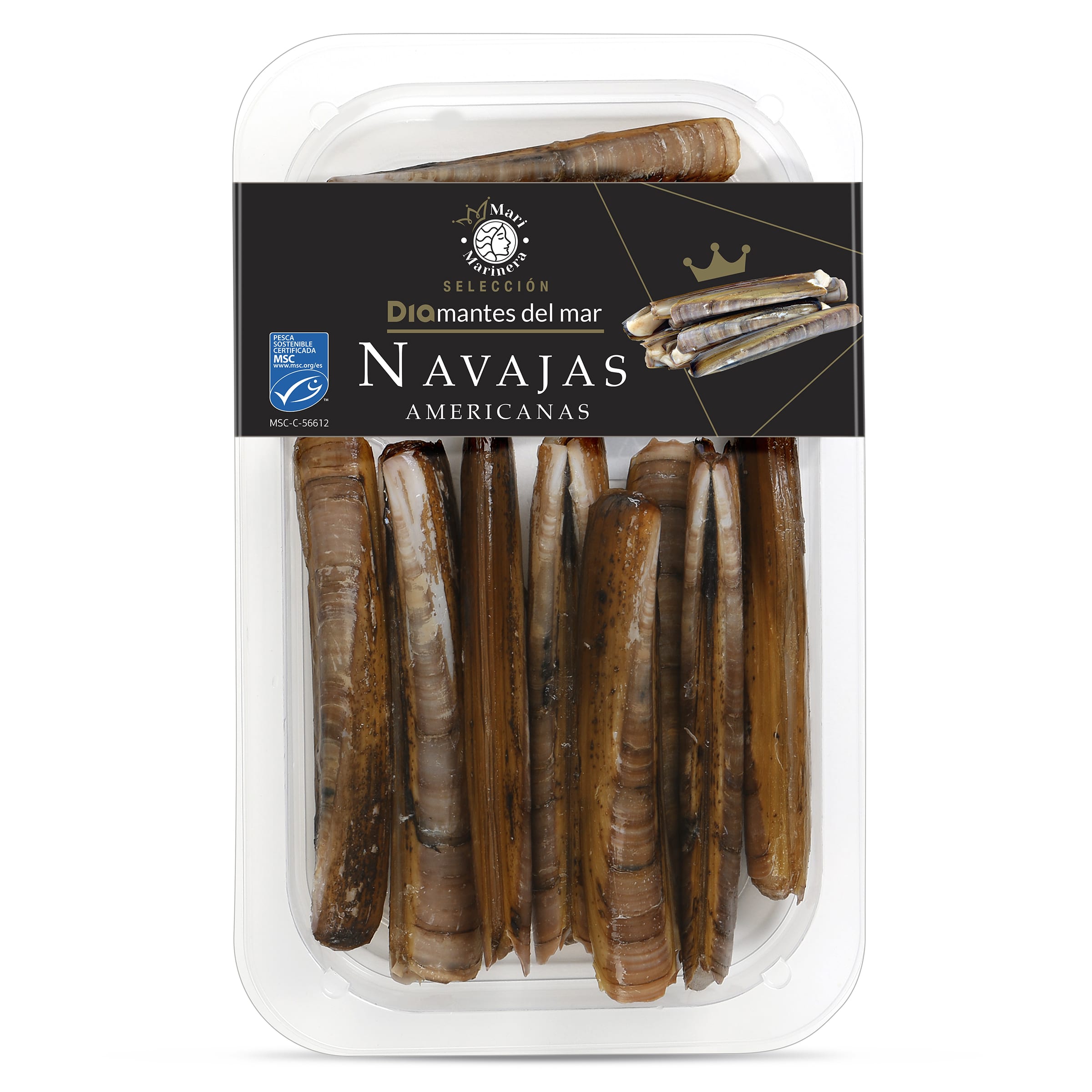 Navajas crudas Mari Marinera de Dia bandeja 300 g
