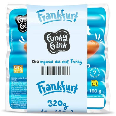 Salchichas frankfurt Dia Funky Frank 2 x 160 g-0 Salchichas frankfurt Dia Funky Frank 2 x 160 g-0