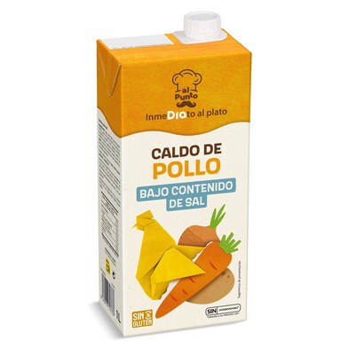 Caldo de pollo bajo en sal Dia Al Punto 1 L-0 Caldo de pollo bajo en sal Dia Al Punto 1 L-0