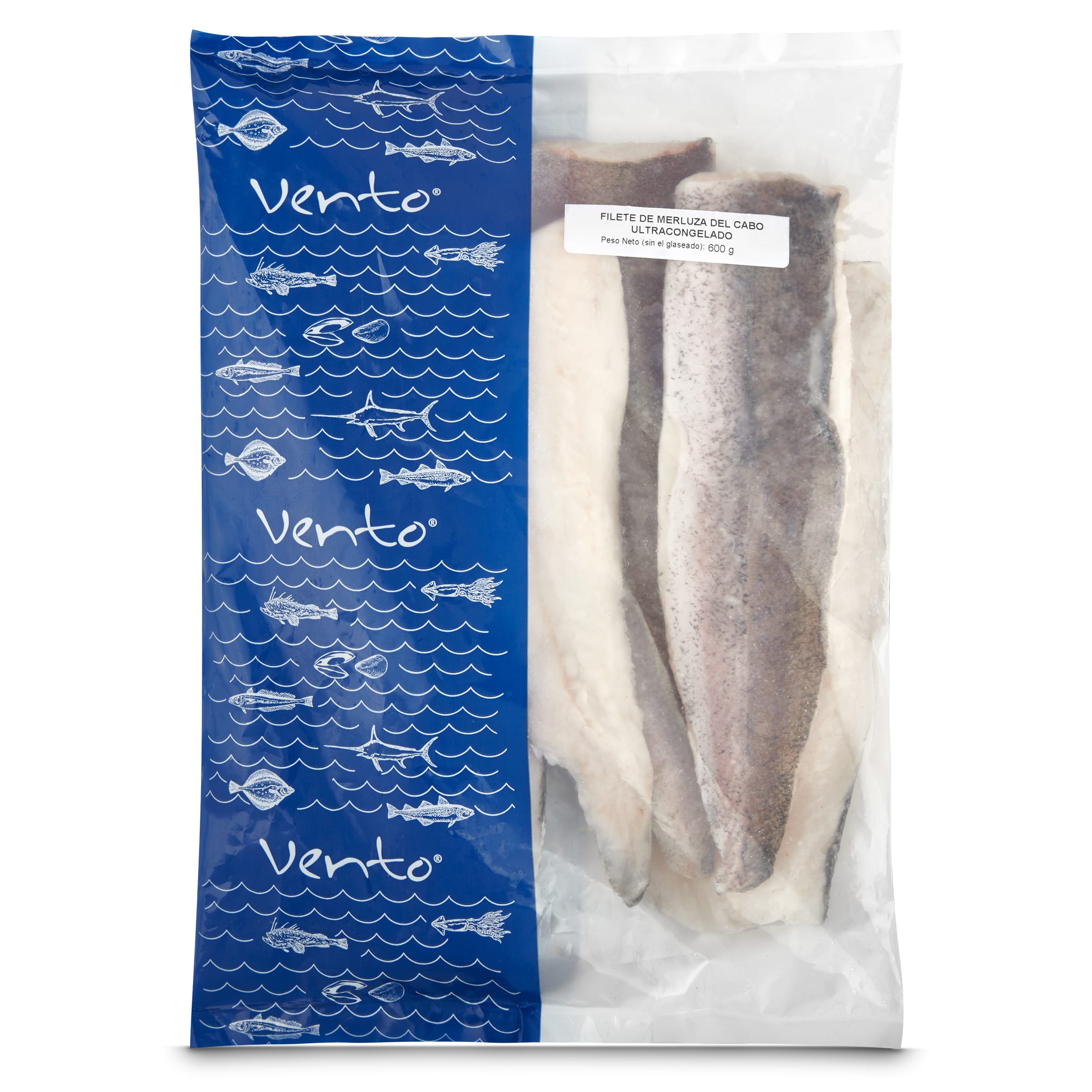 Filete de merluza del cabo con piel Vento bolsa 600 g