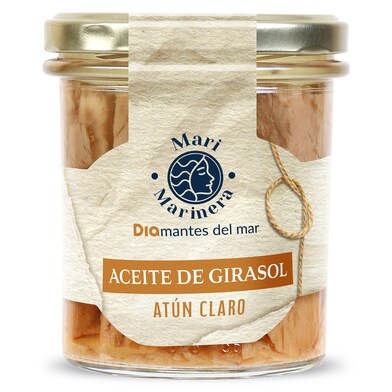 Atún claro en aceite de girasol Mari Marinera de Dia frasco 228 g-0 Atún claro en aceite de girasol Mari Marinera de Dia frasco 228 g-0