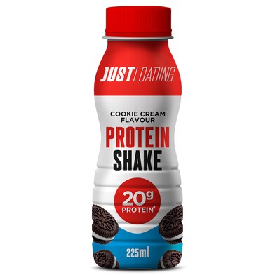 Batido alto en proteínas sabor cookie cream Just loading botella 225 ml-0 Batido alto en proteínas sabor cookie cream Just loading botella 225 ml-0