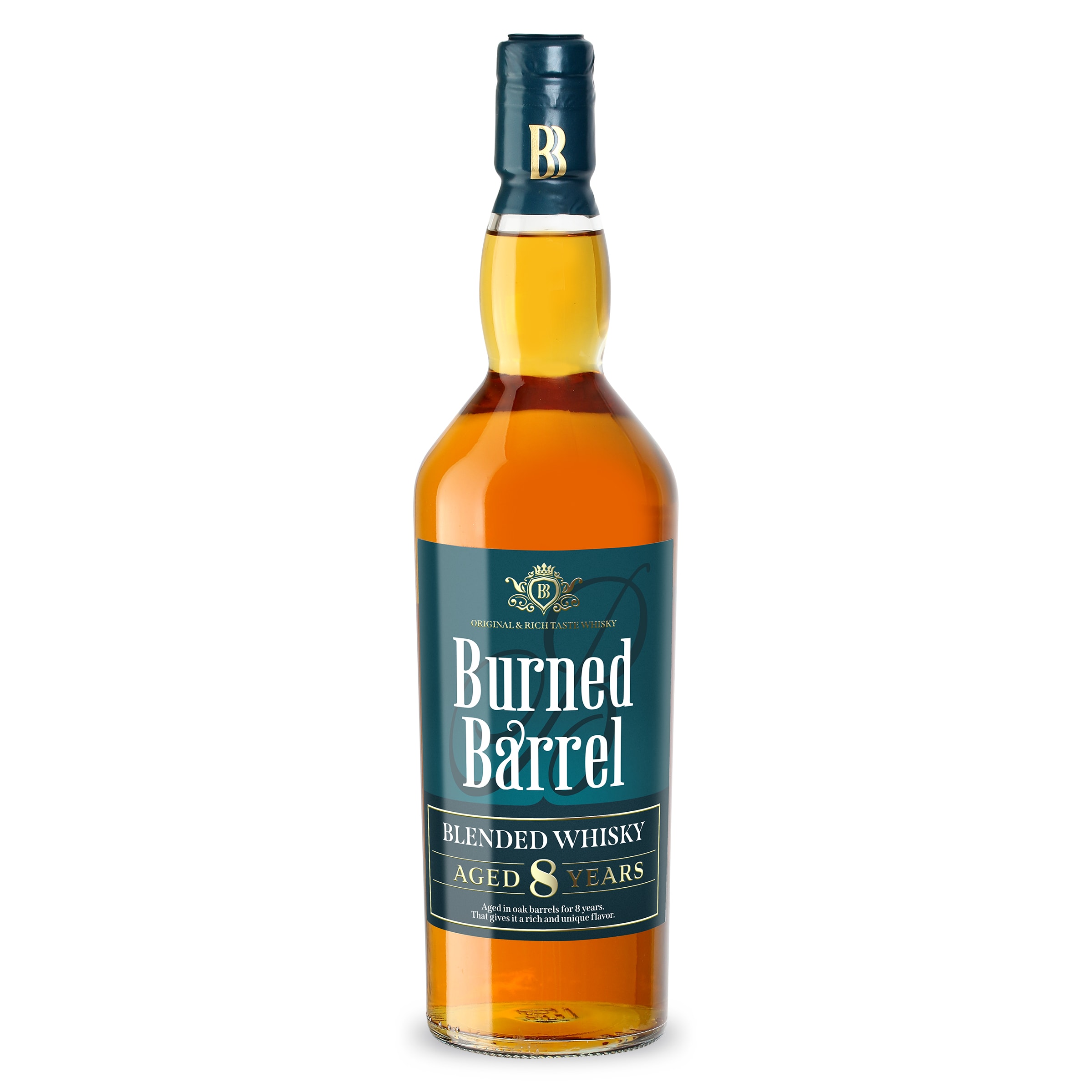 Whisky 8 años Burned Barrel botella 70 cl
