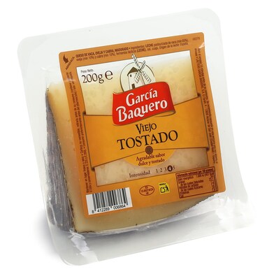 Queso viejo tostado mezcla García Baquero 200 g-0 Queso viejo tostado mezcla García Baquero 200 g-0
