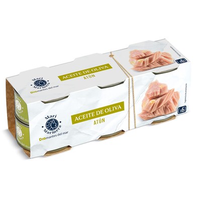 Atún en aceite de oliva Mari Marinera de Dia lata 6 x 52 g-0 Atún en aceite de oliva Mari Marinera de Dia lata 6 x 52 g-0