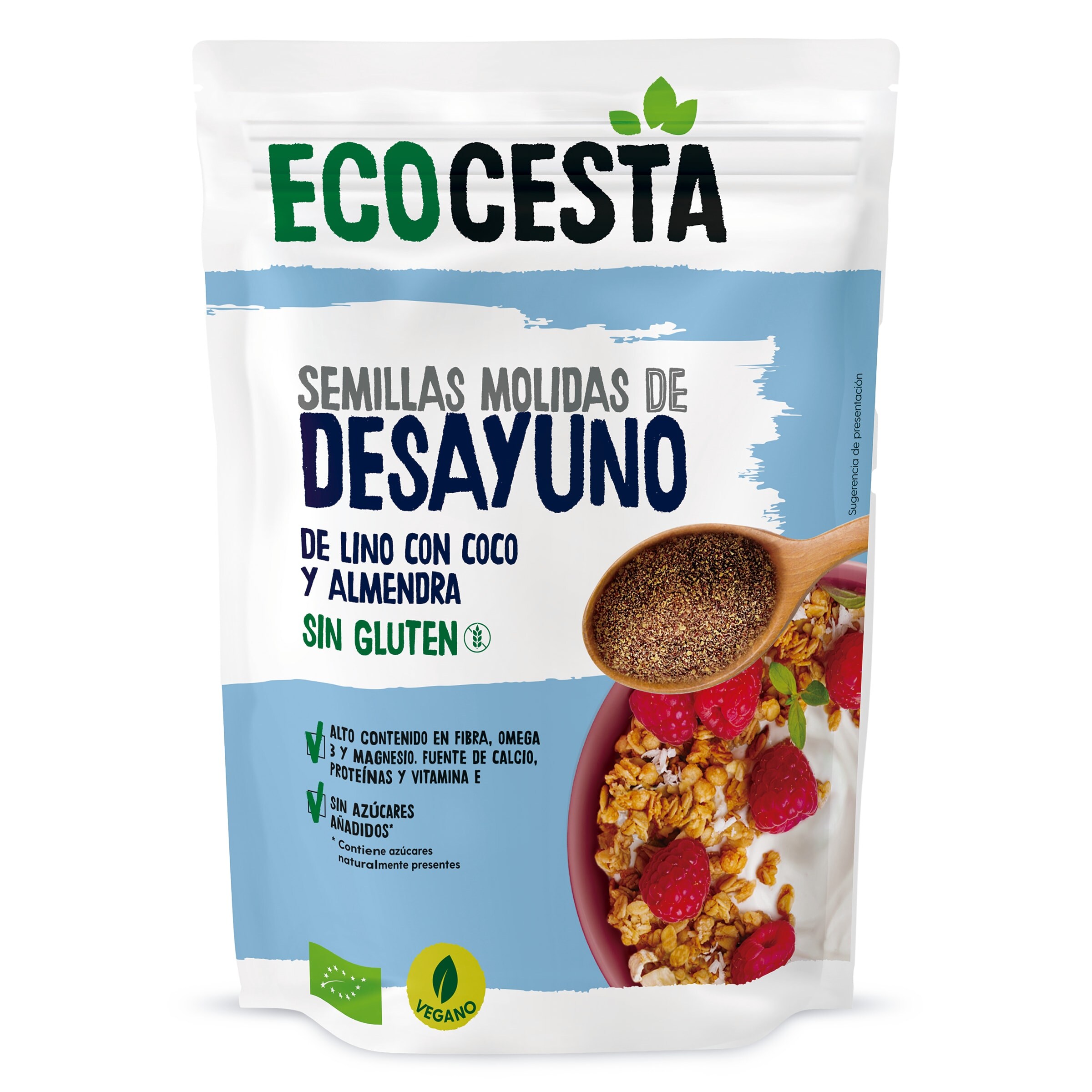 Semillas molidas de lino con coco y almendra Ecocesta bolsa 200 g