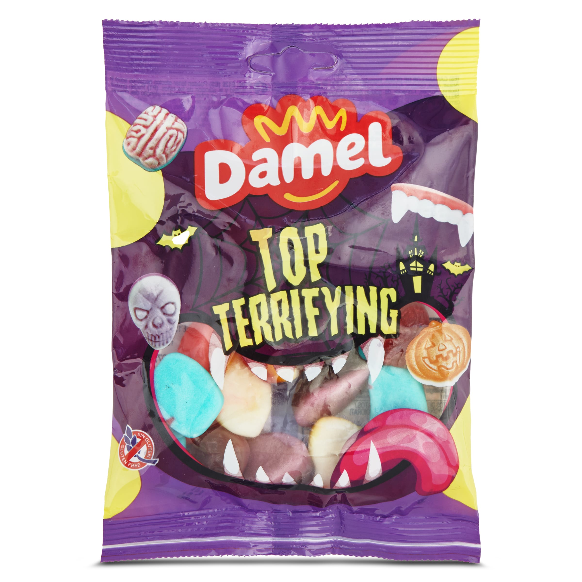 Golosinas top terrifying Damel bolsa 135 g