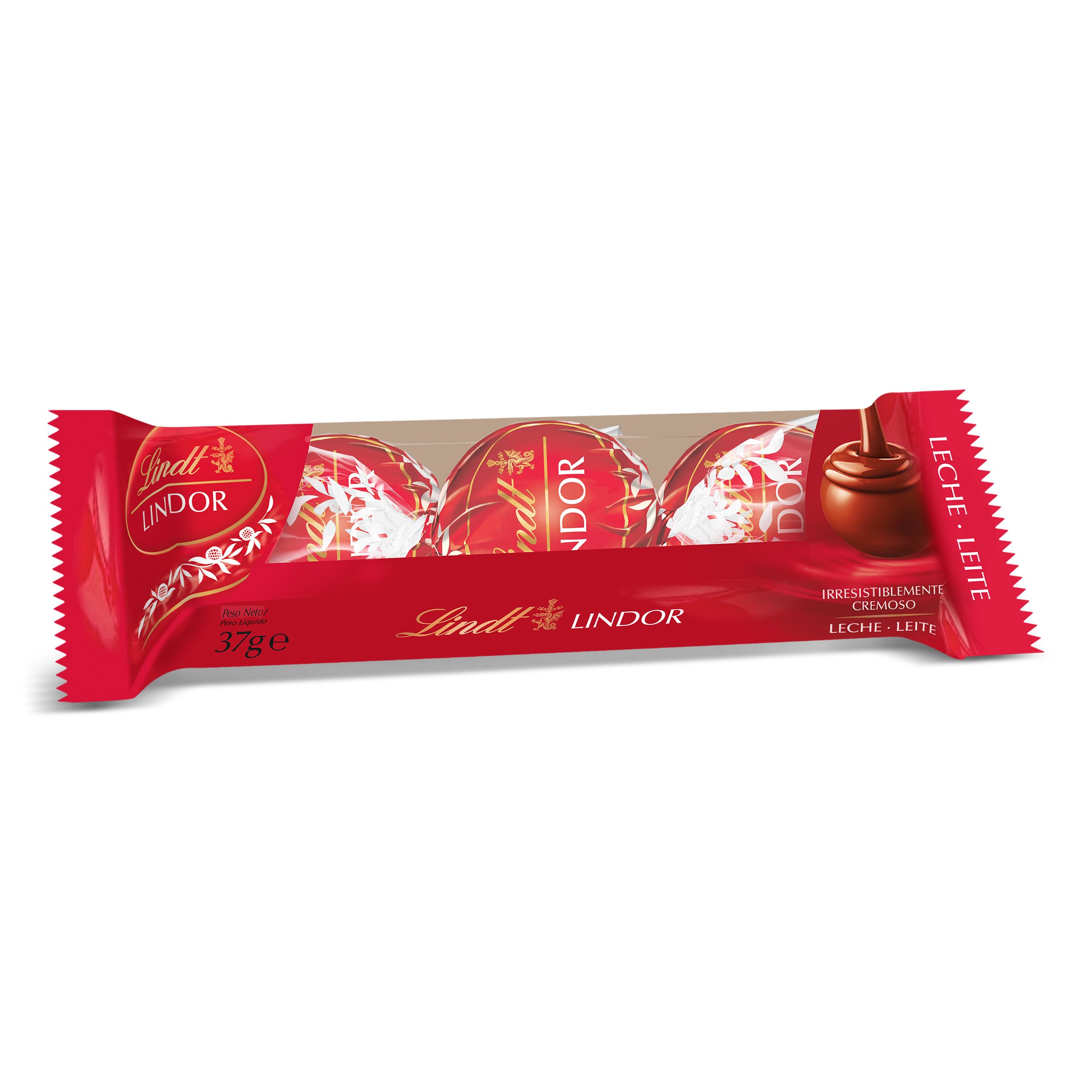 Bombones de chocolate con leche Lindt caja 37 g