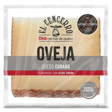 Queso curado de oveja El Cencerro de Dia 200 g-0 Queso curado de oveja El Cencerro de Dia 200 g-0