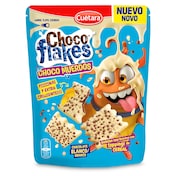 Galletas con chocolate blanco y toppings choco muerdos Cuétara Flakes bolsa 100 g