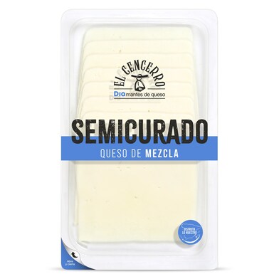 Queso mezcla semicurado Dia El Cencerro 160 g-0 Queso mezcla semicurado Dia El Cencerro 160 g-0