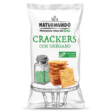 Galletas crackers con orégano Dia Naturmundo bolsa 100 g-0 Galletas crackers con orégano Dia Naturmundo bolsa 100 g-0