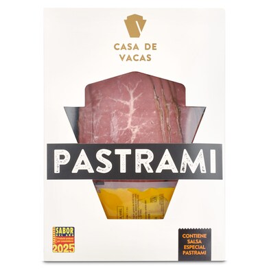 Pastrami con salsa de miel y mostaza Casa de vacas 145 g-0 Pastrami con salsa de miel y mostaza Casa de vacas 145 g-0
