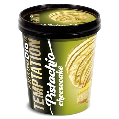 Tarrina de pistacho cheesecake Dia Temptation 350 g-0 Tarrina de pistacho cheesecake Dia Temptation 350 g-0