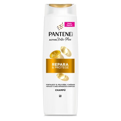 Champú repara y protege cabello dañado Pantene botella 325 ml-0 Champú repara y protege cabello dañado Pantene botella 325 ml-0