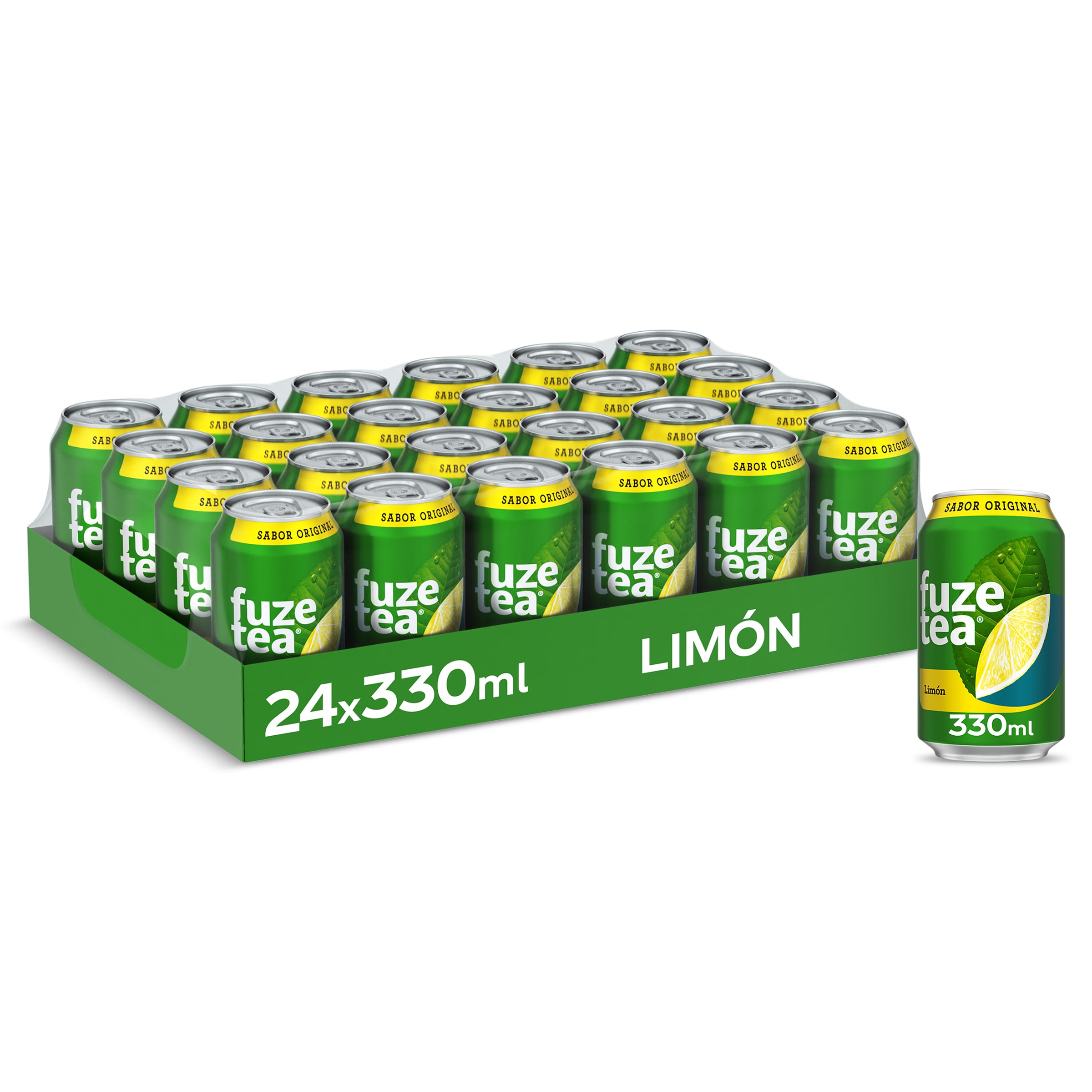 Refresco de té limón sabor original Fuze tea pack 24 x 33 cl