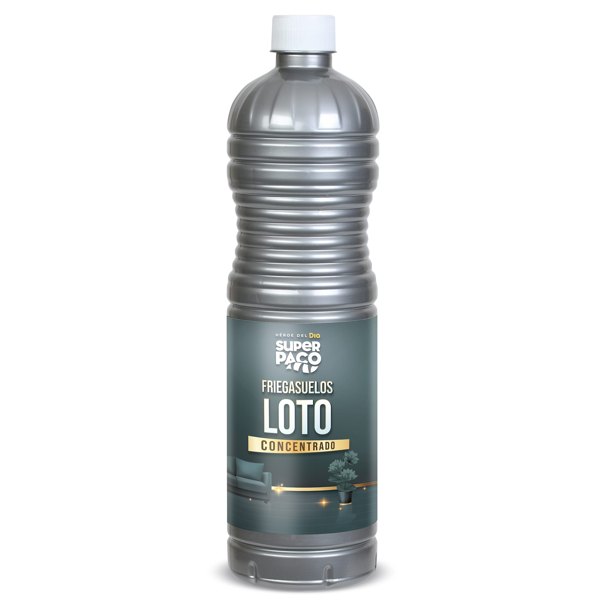 Friegasuelos concentrado loto Super Paco de Dia botella 1 l