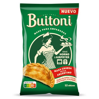 Masa gruesa para empanadillas estilo argentino Buitoni bolsa 350 g-0 Masa gruesa para empanadillas estilo argentino Buitoni bolsa 350 g-0