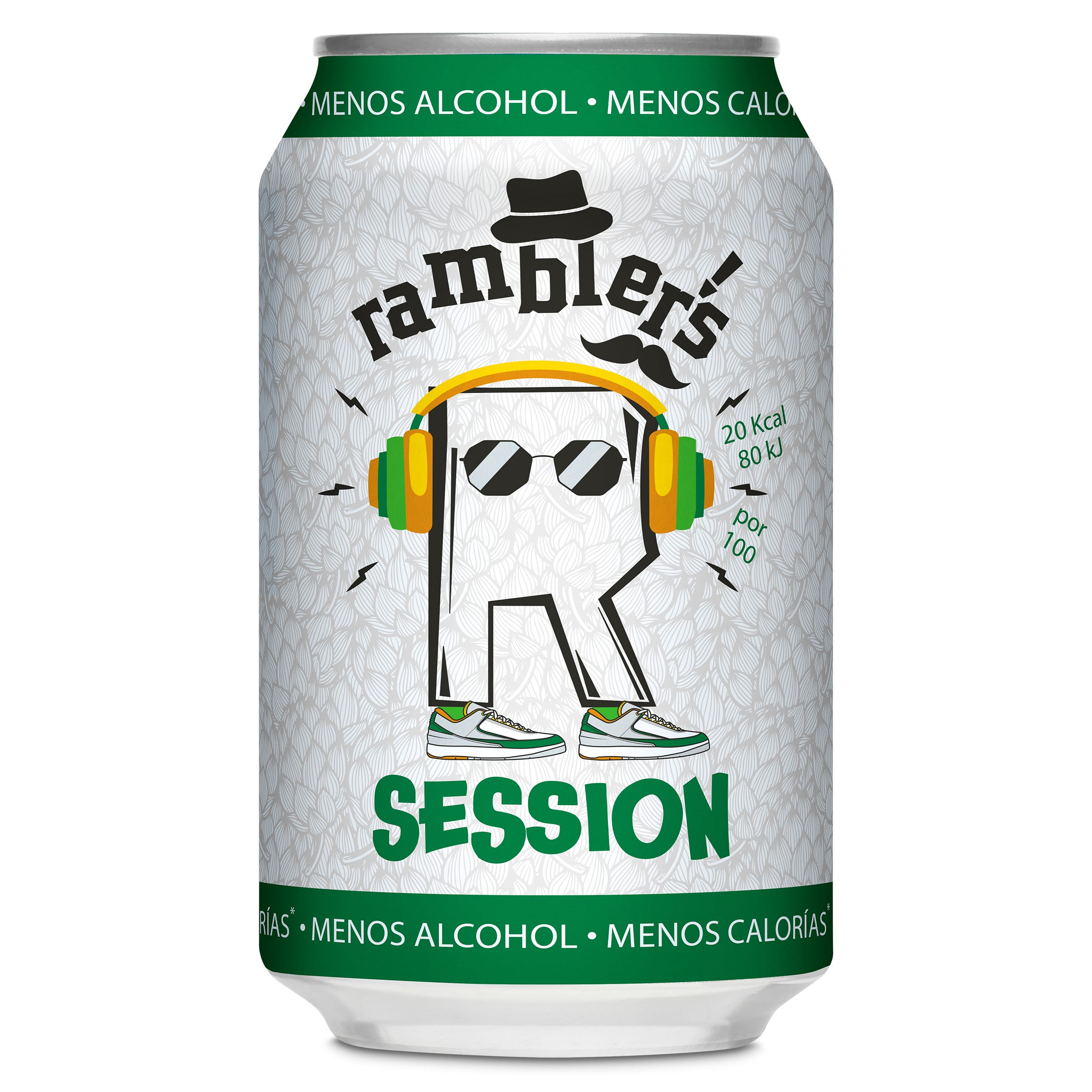 Cerveza baja en calorías session Ramblers de Dia lata 33 cl