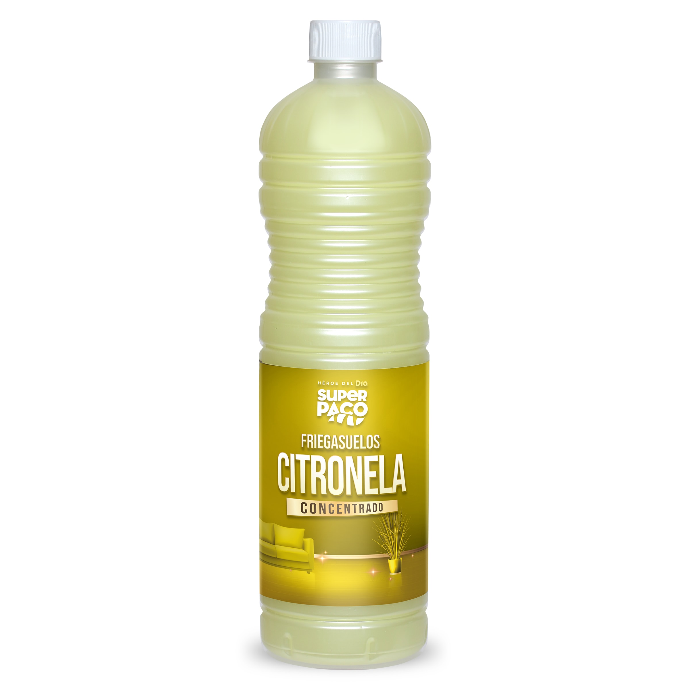 Friegasuelos concentrado citronela Super Paco de Dia botella 1 l